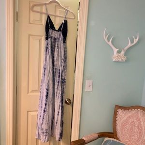 Xhilaration maxi dress, tie dye